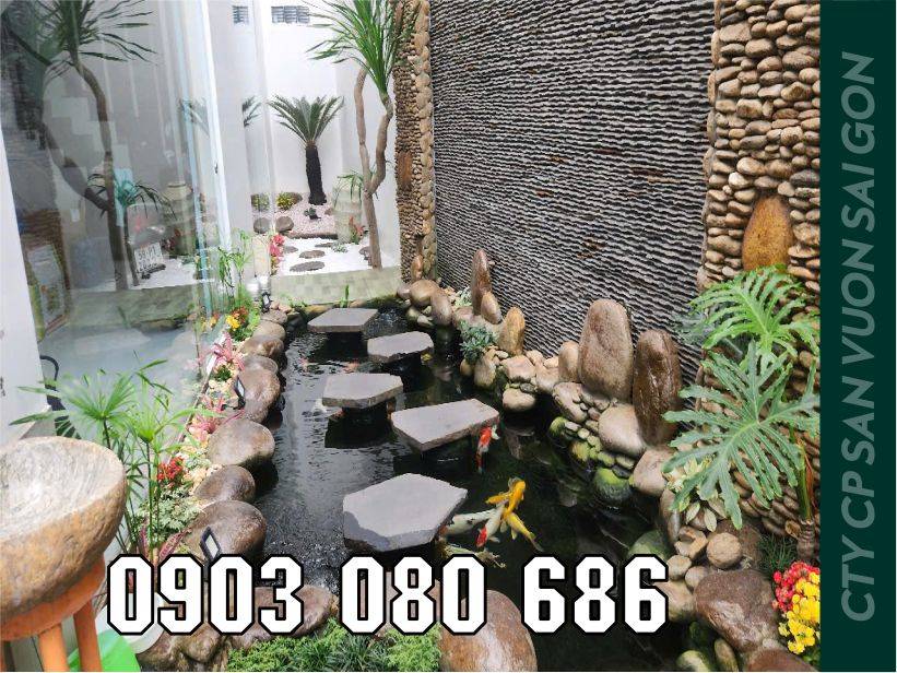 Thiết Kế Thi Công Hồ Cá Koi anh Phúc Lê Văn Sỹ Q.3 Thiết Kế Thi Công Hồ Cá Koi anh Phúc Lê Văn Sỹ Q.3