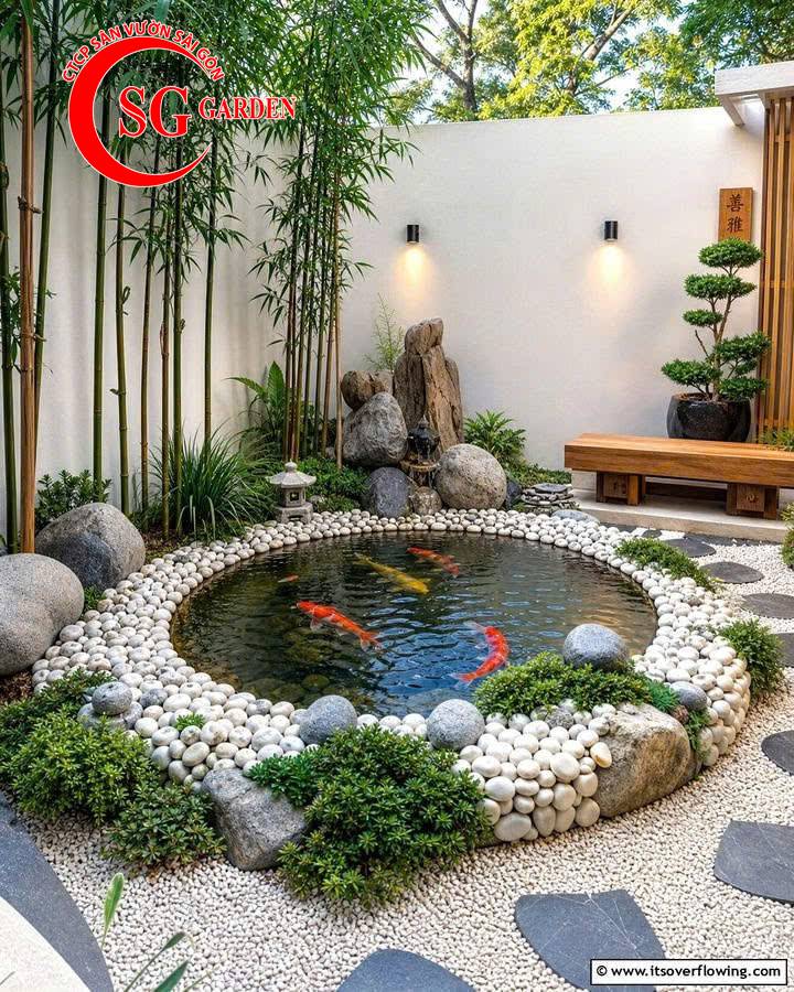 Thiết kế thi công hồ cá koi đẹp 31