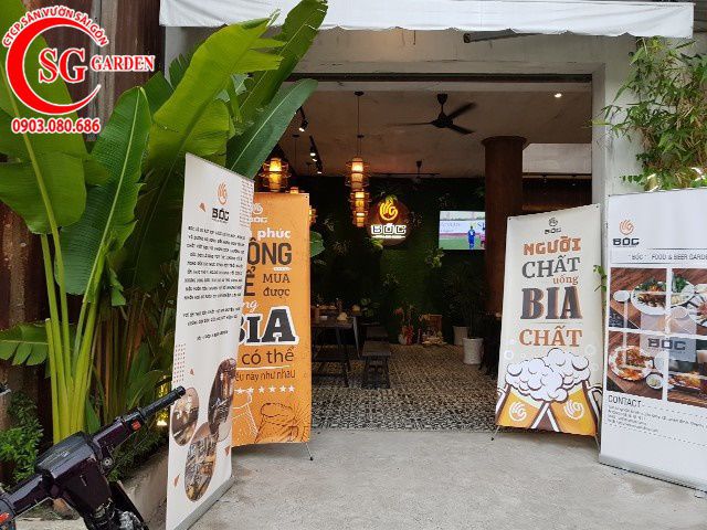 Trồng Cây Quán Nhậu Bốc Quận Bình Thạnh