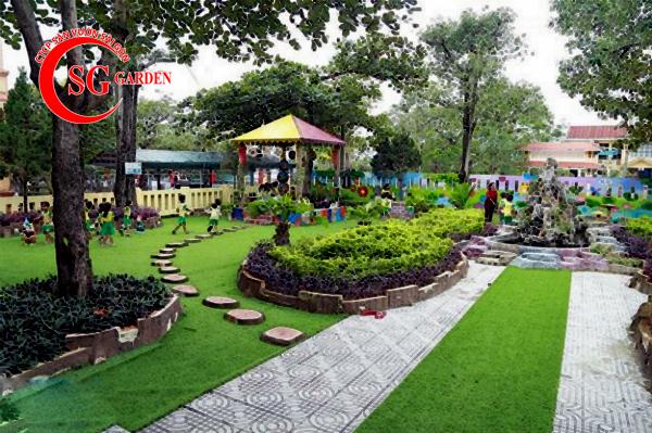 Thiết Kế Sân Vườn Trường Mầm Non Đẹp Đạt Chuẩn