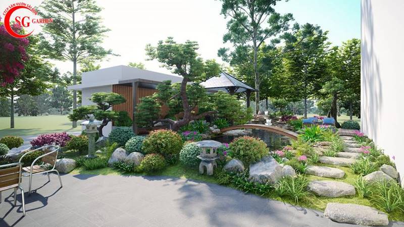 Mẫu thiết kế sân vườn đẹp nhà cấp 4 21