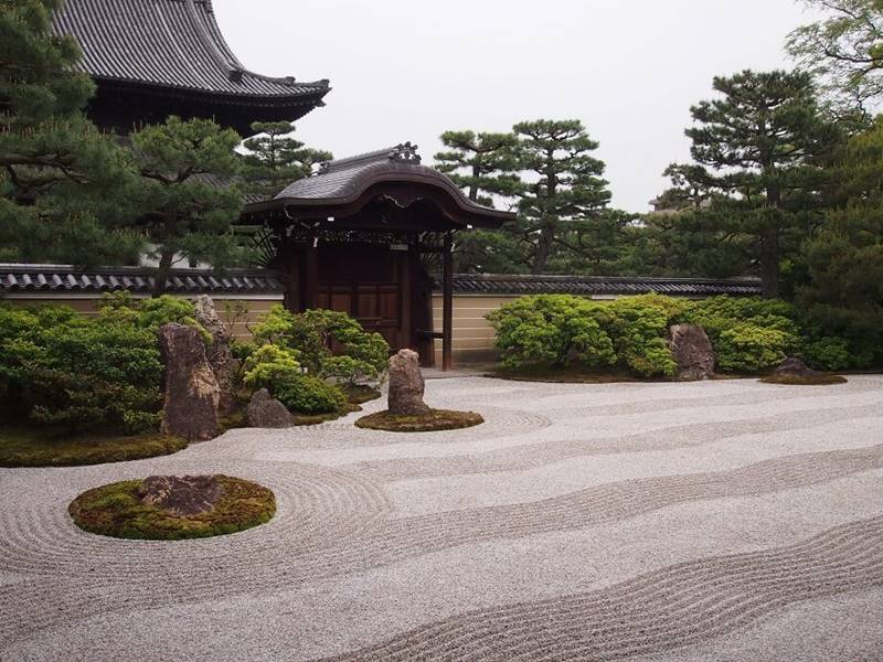 Vườn Thiền Karesansui Tại Đền Kennin-ji